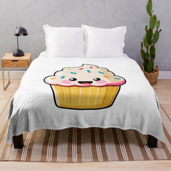 Item preview, Kawaii Cupcake: Sweet & Smiling Dessert Delight designed and sold by DConcept.