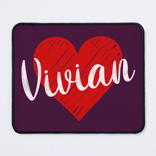 Item preview, Vivian Name Red Heart designed and sold by Jeallan Designs.