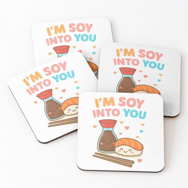 Item preview, I'm Soy Into You Cute Sushi Love designed and sold by Lia Vina.