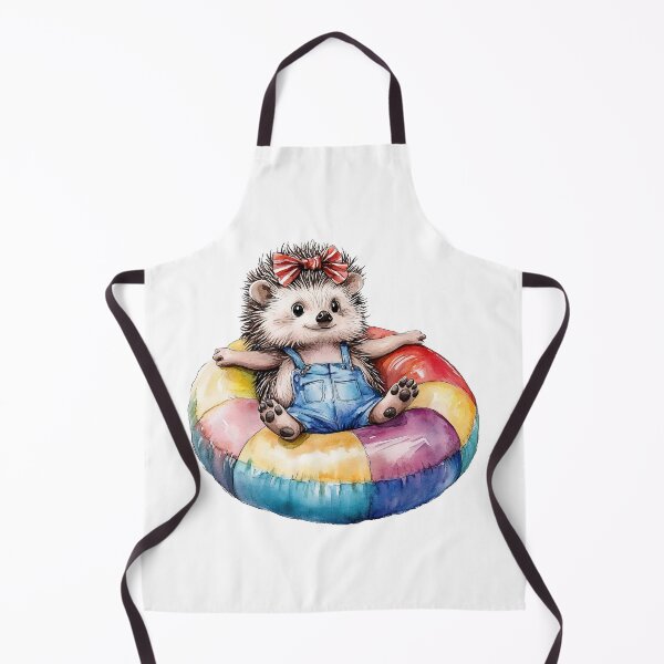 Item preview, Hedgehog on a Pool Float designed and sold by Liededrom..