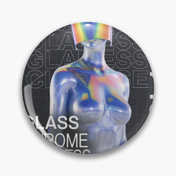 Item preview, Glass Chrome Goddess: Vaporwave Aesthetic designed and sold by Raw-Ink.