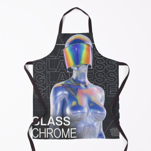 Item preview, Glass Chrome Goddess: Vaporwave Aesthetic designed and sold by Raw-Ink.