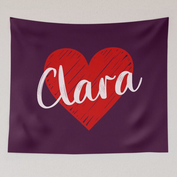 Item preview, Clara Name Red Heart  designed and sold by Jeallan Designs.