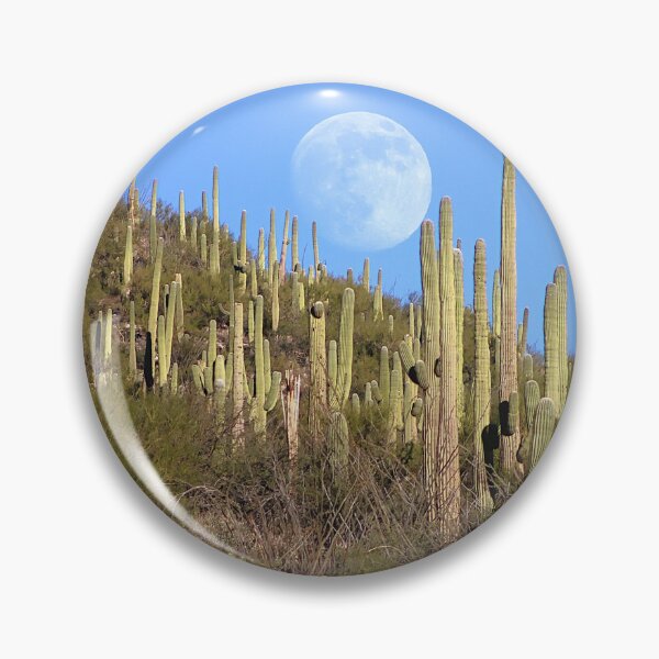 Item preview, Moon Rise Saguaro Cacti designed and sold by simonjayphotos.