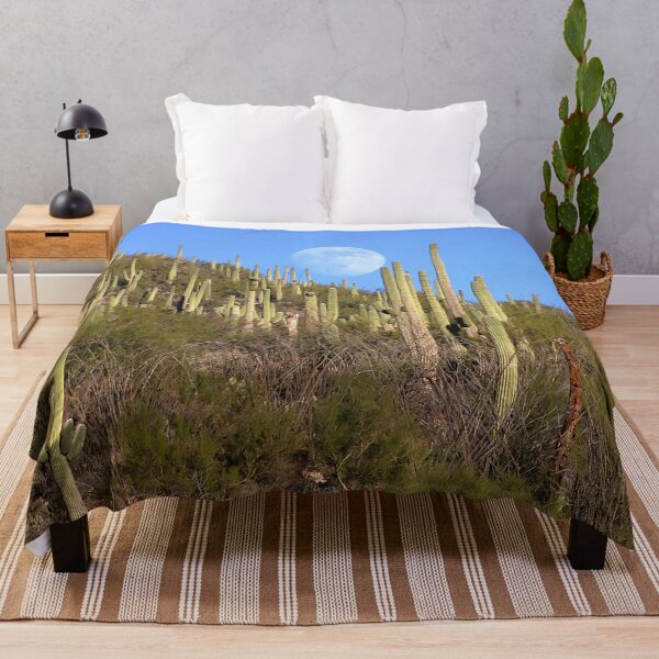 Item preview, Moon Rise Saguaro Cacti designed and sold by simonjayphotos.