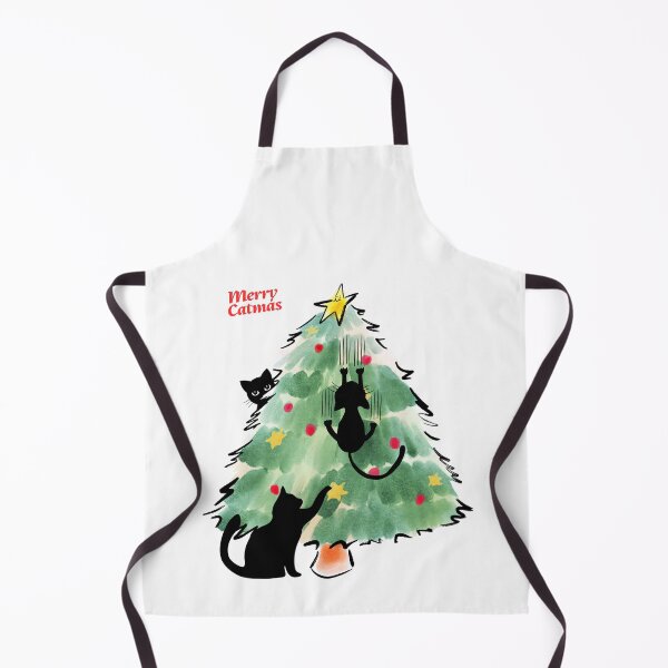 Item preview, Merry Catmas Cats And Christmas Tree. designed and sold by Dinasshop.