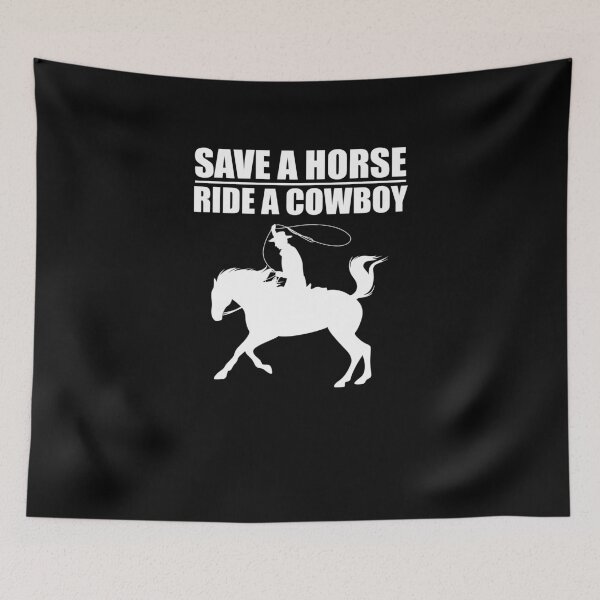 Item preview, Save A Horse and Ride A Cowboy V2 designed and sold by TeeTimeGuys.