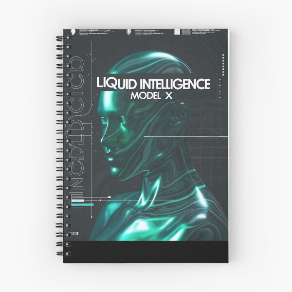 Item preview, Liquid Intelligence Model X: Flowing Metal Head designed and sold by Raw-Ink.