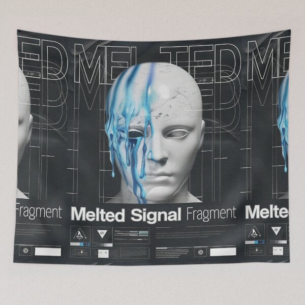 Item preview, Melted Signal Fragment: Dripping Metallic Fluid designed and sold by Raw-Ink.