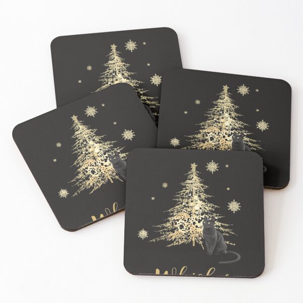 Item preview, Whisker Wonderland – Minimalist Cat Christmas Tree Design by ECHOPAW CO. designed and sold by EchopawCo.