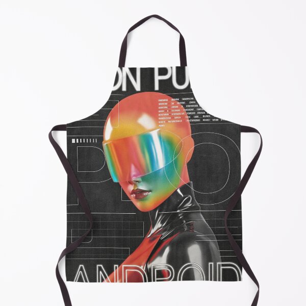 Item preview, Neon Pulse Android: Female Cyber Figure designed and sold by Raw-Ink.