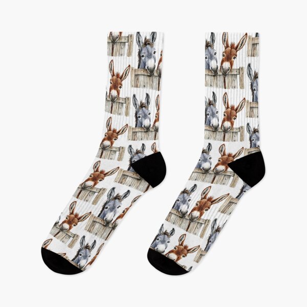 Item preview, Curious Donkeys at the Fence designed and sold by Liededrom..
