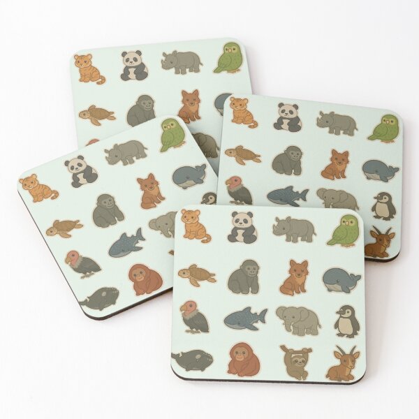 Item preview, Endangered Species Sticker Pack - Conservation  designed and sold by Made By Meg .