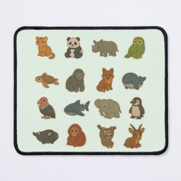 Item preview, Endangered Species Sticker Pack - Conservation  designed and sold by Made By Meg .