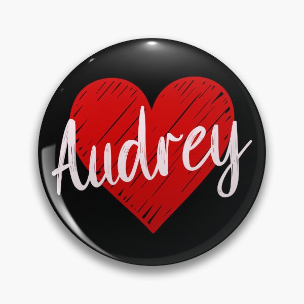 Item preview, Audrey Name Red Heart  designed and sold by Jeallan Designs.