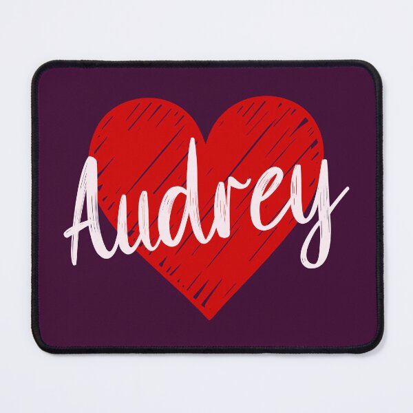 Item preview, Audrey Name Red Heart  designed and sold by Jeallan Designs.