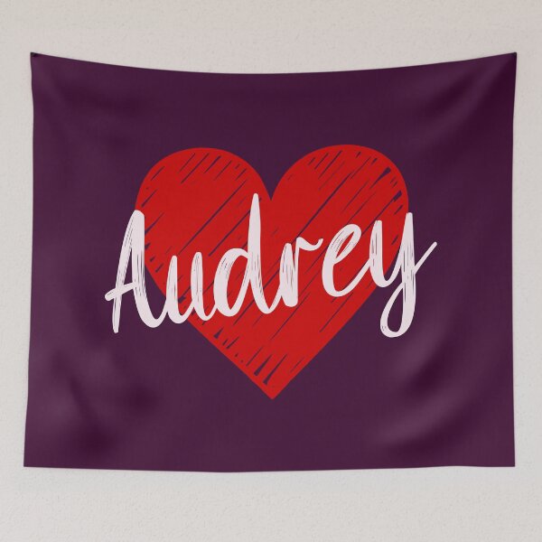Item preview, Audrey Name Red Heart  designed and sold by Jeallan Designs.