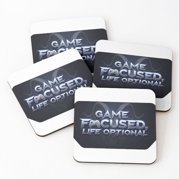 Item preview, Game Focused Life Optional – Edgy Gamer Tee designed and sold by LoganDzign.