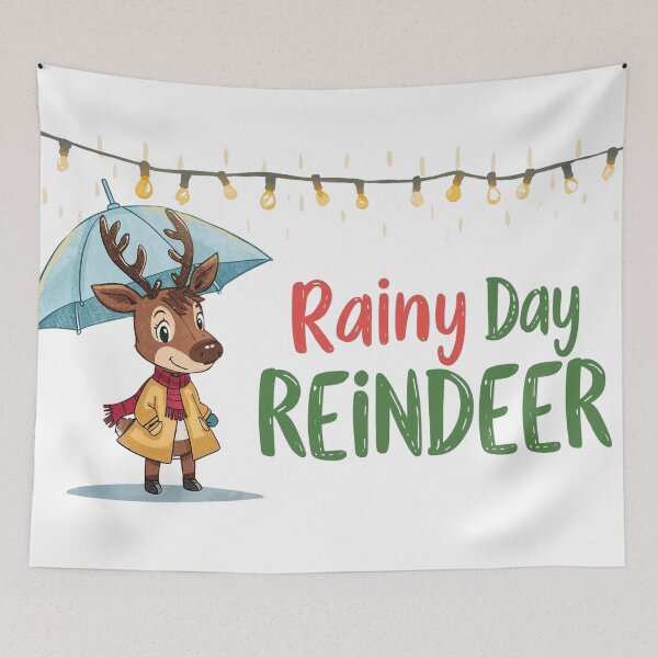 Item preview, Rainy Day Reindeer designed and sold by Dyer's Design.