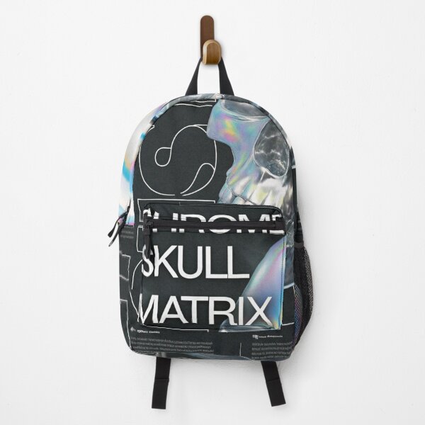 Item preview, Chrome Skull Matrix: Liquid Metal Distortion designed and sold by Raw-Ink.