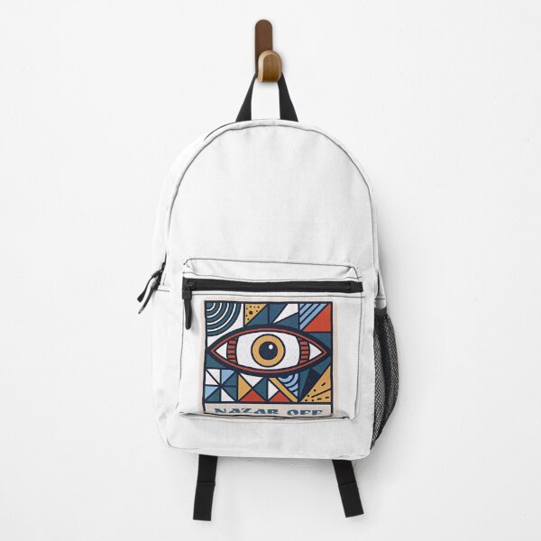 Item preview, Abstract Nazar Protection - Colorful Cubist Eye Sticker -Energetic and Mystical Design designed and sold by asliberry.