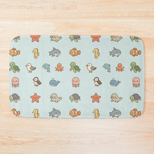 Item preview, cute mini sea animal sticker set pack  designed and sold by Made By Meg .