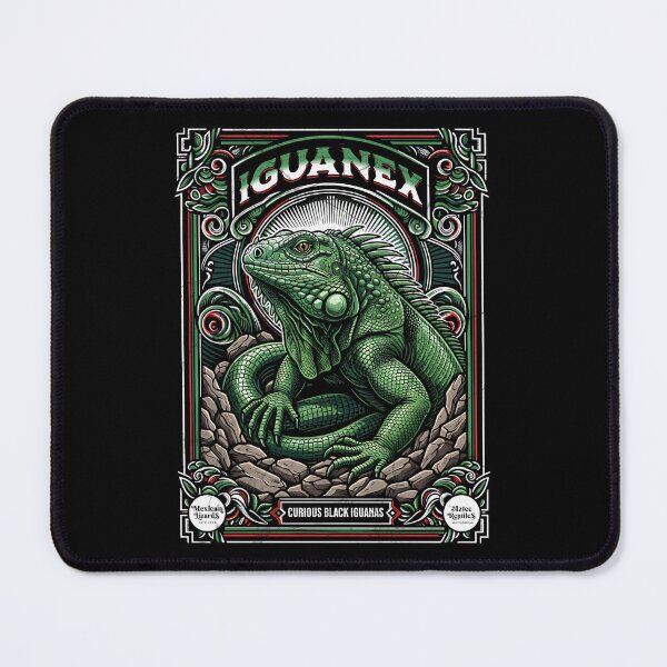 Item preview, IGUANEX – Curious Black Iguanas from Mexico designed and sold by Mafiadonar.