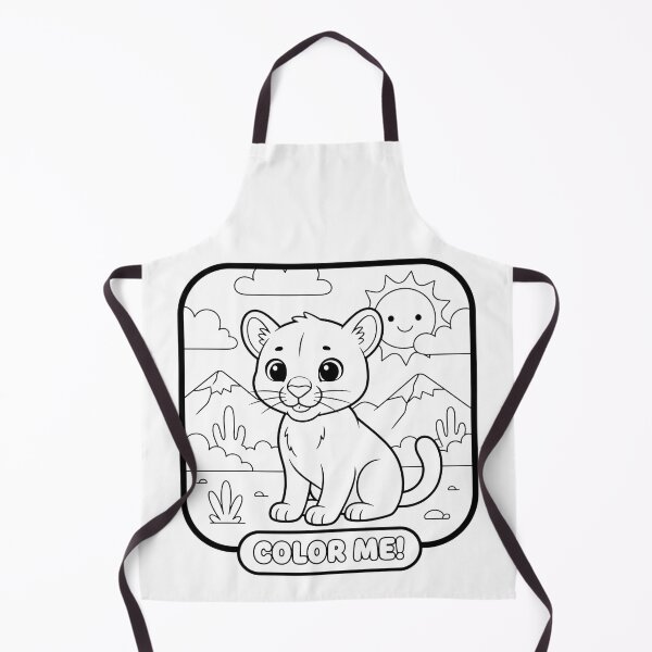 Item preview, Baby Lion COLOR ME designed and sold by HaarlemPinupParadise.