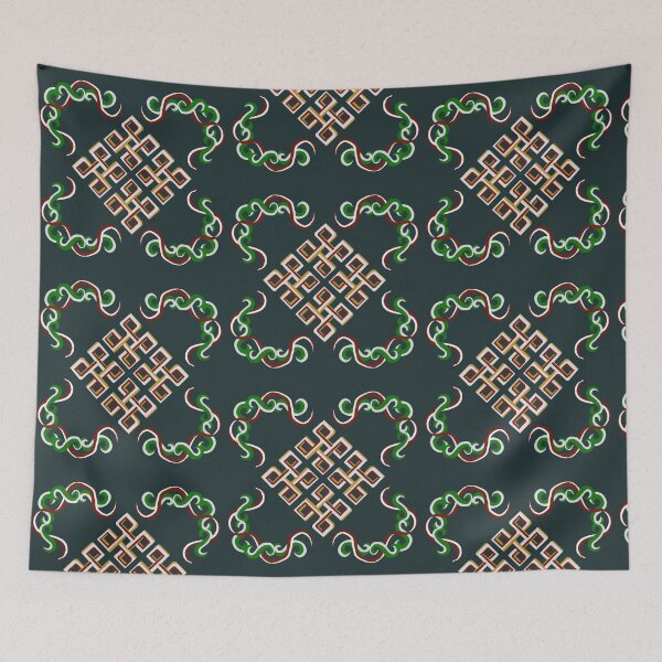 Item preview, Mongolian Pattern 1 designed and sold by Milk & Saddle.