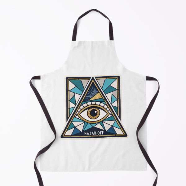 Item preview, Abstract Nazar Protection - Colorful Cubist Eye Sticker -Energetic and Mystical Design designed and sold by asliberry.