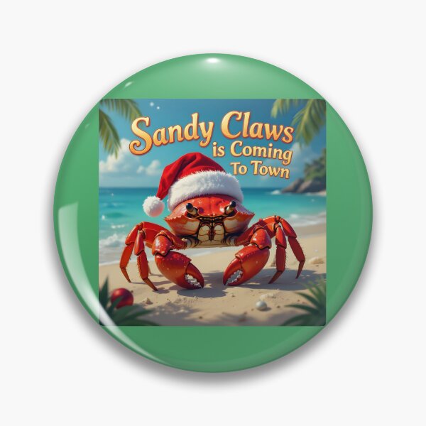Item preview, Sandy claws is coming to town designed and sold by seahorse crossing.
