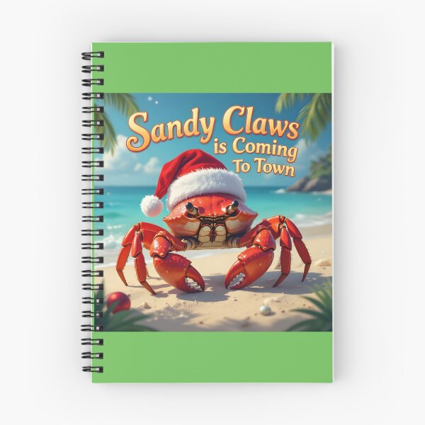 Item preview, Sandy claws is coming to town designed and sold by seahorse crossing.