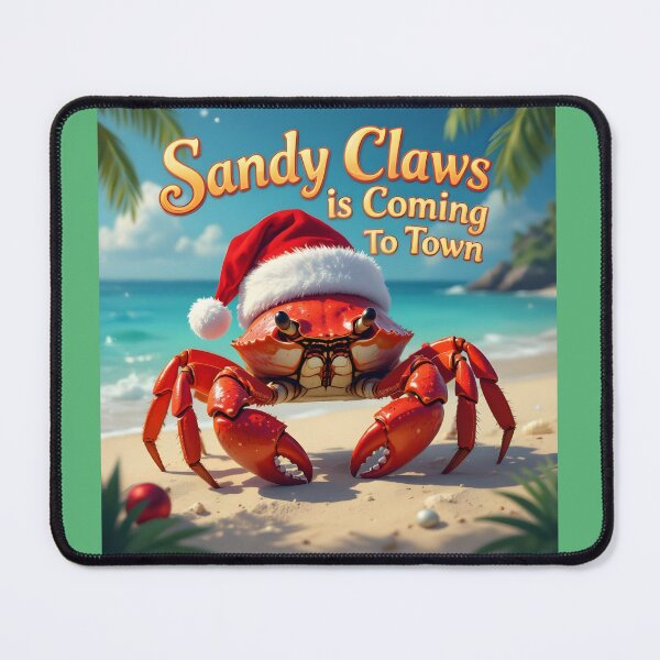 Item preview, Sandy claws is coming to town designed and sold by seahorse crossing.