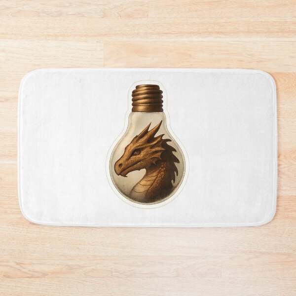 Item preview, Dragon in Lightbulb designed and sold by Yomere.