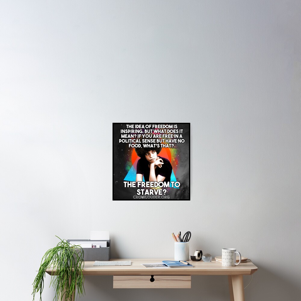 "Angela Davis  Freedom" Poster for Sale by SubcomandanteR  Redbubble