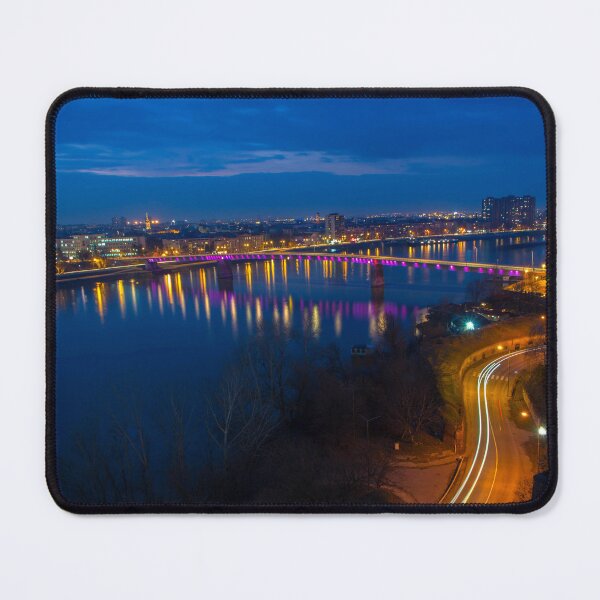 Item preview, Night Lights of Novi Sad Over the Danube River designed and sold by Bure-NS.