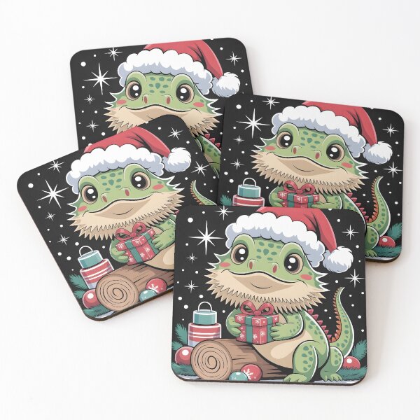 Item preview, Christmas Bearded Dragon ,Beadrded &Merry ,Santas Little Dragon designed and sold by Viktorio Art Shop.