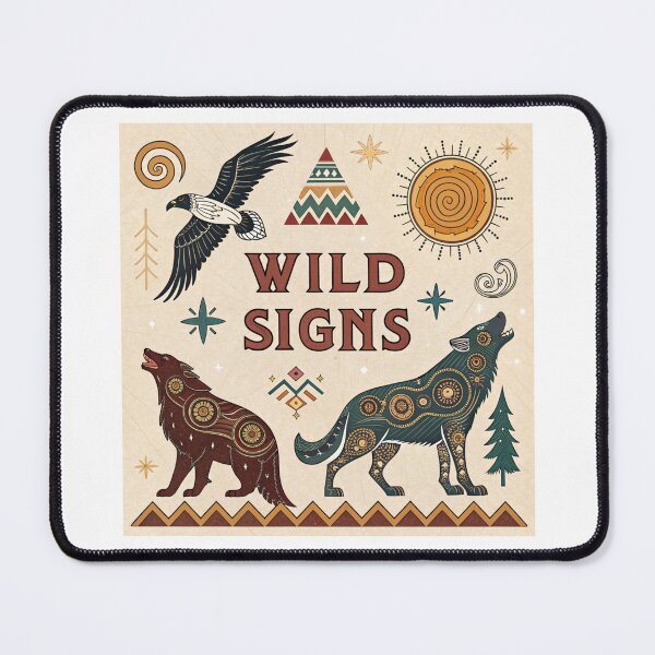 Item preview, Wild Signs – Unisex Symbolic Art Inspired by Ancient Aztec and Sacred Symbols designed and sold by asliberry.