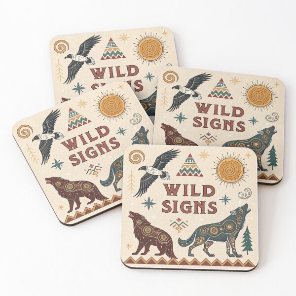 Item preview, Wild Signs – Unisex Symbolic Art Inspired by Ancient Aztec and Sacred Symbols designed and sold by asliberry.