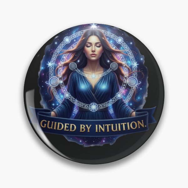 Item preview, Guided By Intuition Cosmic Art T-Shirt | Spiritual Empowerment Gift for Women | High Gloss 3D Galaxy Design designed and sold by BoldBloomArt.