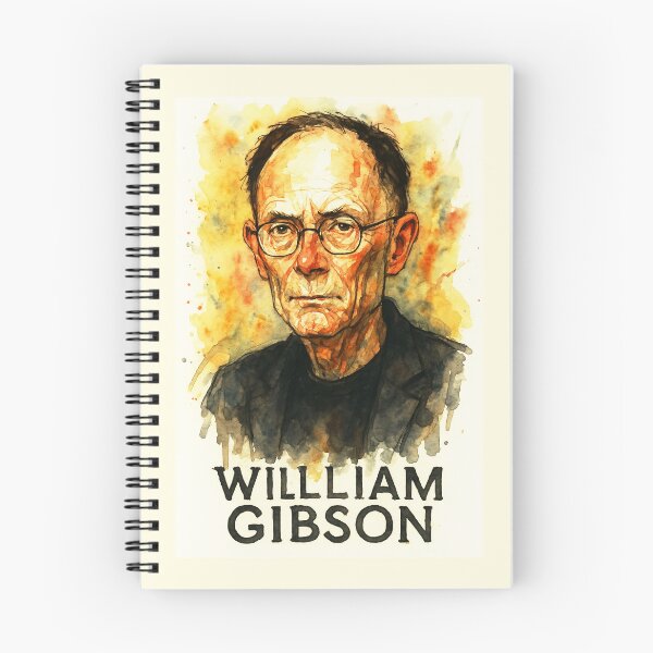 Item preview, William Gibson - Cyberpunk Author designed and sold by Sarcastic designs.