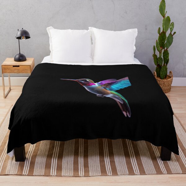Item preview, Neon Hummingbird – Electric Wing Burst designed and sold by mari0n980.