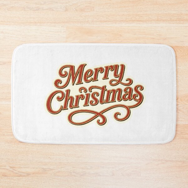 Item preview, Vintage Merry Christmas Typography Art designed and sold by Trendy Sticker & Merch Collection - Express Yourself.