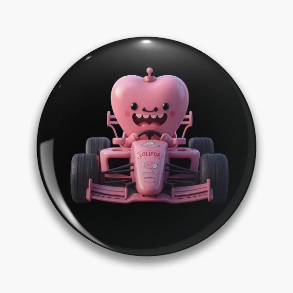 Item preview, Pink Heart Racer The Cutest Driver on the Track teeth on race  gfts for dentists designed and sold by zuzzelek44.
