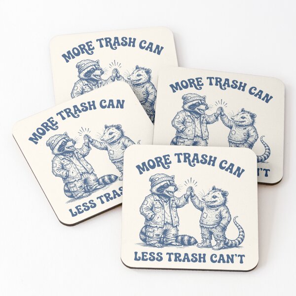 Item preview, More Trash Can Funny Raccoon Possum Retro designed and sold by Y-Vibes.