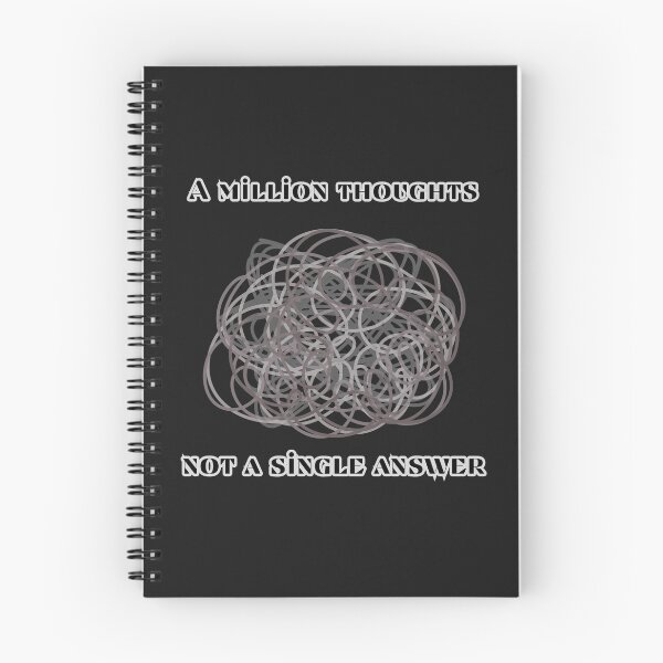 Item preview, A million thoughts, not a single answer designed and sold by Stefrait-7.