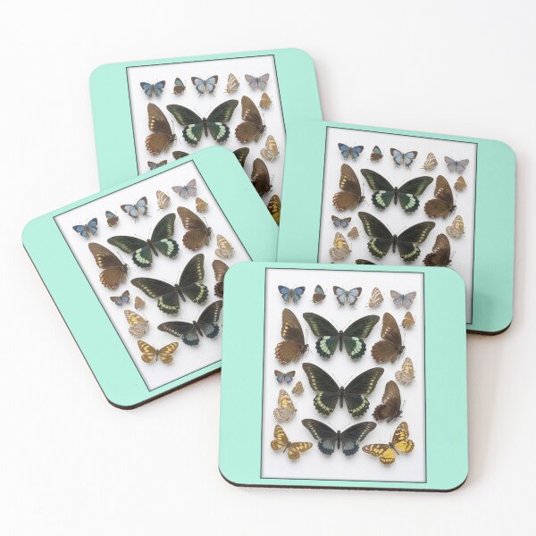 Item preview, Lepidopterological Print: Colorful Butterflies designed and sold by Tridentulus.