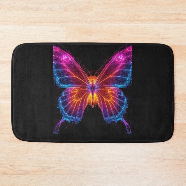 Item preview, Neon Butterfly – Fractal Wing Glow designed and sold by mari0n980.