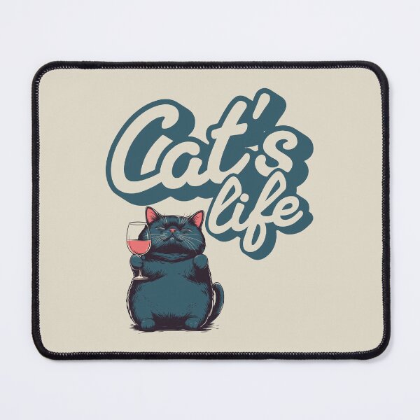 Item preview, Cat with Wine Glass Vintage Ukiyo Design designed and sold by OrenjiArtShop.