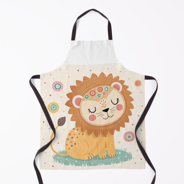 Item preview, Whimsical Patterned Lion Print | Colorful Kids & Playroom Wall Art  designed and sold by asliberry.